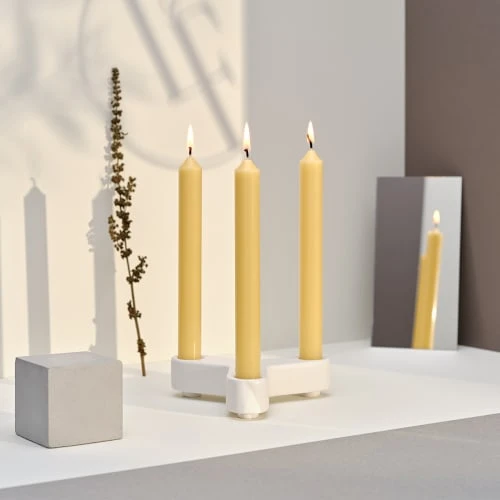 Bougies La Française 12 Bougies Droites 7h Jaune Pop 5 Bougies La Française 12 Bougies Droites 7h Jaune Pop – Image 3