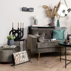 Present Time Bougeoirs Bougeoir 4 Bougies En Polyrésine Noir -Bougeoirs Soldes Magasin bougeoir 4 bougies en polyresine noir 5