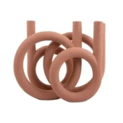 Present Time Bougeoirs Bougeoir 4 Bougies En Polyrésine Terracotta -Bougeoirs Soldes Magasin bougeoir 4 bougies en polyresine terracotta 3