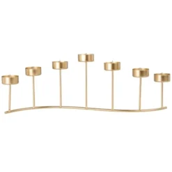 Bougeoirs Soldes Magasin -Bougeoirs Soldes Magasin bougeoir 7 photophores en metal dore 1000 16 30 195108 2