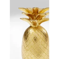 Kare Design Bougeoirs Bougeoir Ananas En Polyrésine Dorée H16 -Bougeoirs Soldes Magasin bougeoir ananas en polyresine doree h16 2