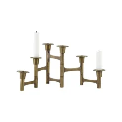 House Doctor Bougeoirs Bougeoir Articulé Laiton 6 Bougies -Bougeoirs Soldes Magasin bougeoir articule laiton 6 bougies 2