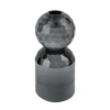 Present Time Bougeoirs Bougeoir Cristal En Verre Gris