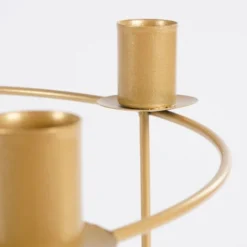 House Of Seasons Bougeoirs Bougeoir De L'avent En Métal Doré -Bougeoirs Soldes Magasin bougeoir de l avent en metal dore 2