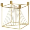 Beliani Bougeoirs Bougeoir Design Doré 4 Bougies -Bougeoirs Soldes Magasin bougeoir design dore 4 bougies