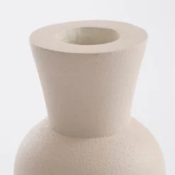 Mica Decorations Bougeoirs Bougeoir En Aluminium Blanc Cassé H21 -Bougeoirs Soldes Magasin bougeoir en aluminium blanc casse h21 2