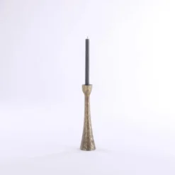 Mica Decorations Bougeoirs Bougeoir En Aluminium Doré H32 -Bougeoirs Soldes Magasin bougeoir en aluminium dore h32 2