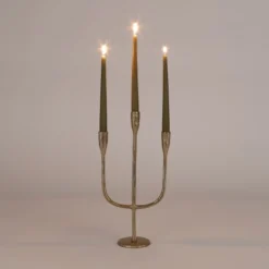 House Of Seasons Bougeoirs Bougeoir En Aluminium Doré H40,5 -Bougeoirs Soldes Magasin bougeoir en aluminium dore h40 5 2