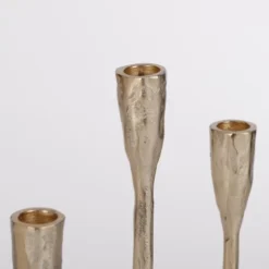 House Of Seasons Bougeoirs Bougeoir En Aluminium Doré H40,5 -Bougeoirs Soldes Magasin bougeoir en aluminium dore h40 5 3