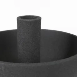 Mica Decorations Bougeoirs Bougeoir En Aluminium Noir H11,5 -Bougeoirs Soldes Magasin bougeoir en aluminium noir h11 5 1