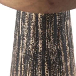 Zago Bougeoirs Bougeoir En Bois De Manguier Et Métal Noir Et Or S -Bougeoirs Soldes Magasin bougeoir en bois de manguier et metal noir et or s 2