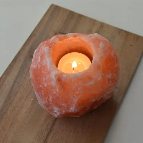 Zen'Arôme Bougeoirs Bougeoir En Cristal De Sel Himalaya Rock 1kg 7 Zen'Arôme Bougeoirs Bougeoir En Cristal De Sel Himalaya Rock 1kg – Image 5