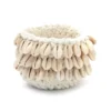 Bazar Bizar Bougeoirs Bougeoir En Macramé Et Cauris Naturel Petit -Bougeoirs Soldes Magasin bougeoir en macrame et cauris naturel petit