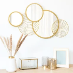 Maisons Du Monde Décorations à Poser De Noël Bougeoir En Métal Ajouré Doré -Bougeoirs Soldes Magasin bougeoir en metal ajoure dore 1000 8 6 196273 3