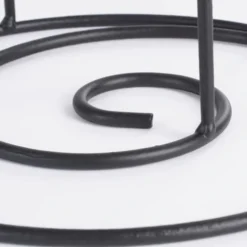 Mica Decorations Bougeoirs Bougeoir En Métal Noir D20 -Bougeoirs Soldes Magasin bougeoir en metal noir d20 3