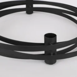 House Of Seasons Bougeoirs Bougeoir En Métal Noir D21 -Bougeoirs Soldes Magasin bougeoir en metal noir d21 3