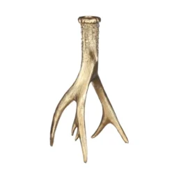 House Of Seasons Bougeoirs Bougeoir En Polyrésine Doré