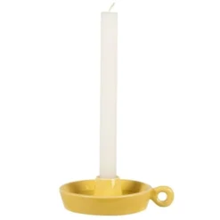 Maisons Du Monde Bougeoirs Bougeoir En Porcelaine Jaune -Bougeoirs Soldes Magasin bougeoir en porcelaine jaune 1000 2 24 227615 2