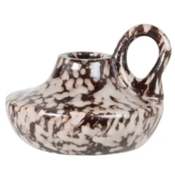 Maisons Du Monde Bougeoirs Bougeoir En Porcelaine Marron