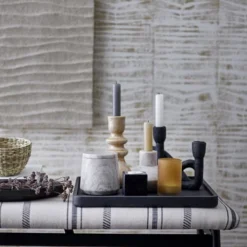 Bloomingville Bougeoirs Bougeoir En Résine Noire -Bougeoirs Soldes Magasin bougeoir en resine noire 3