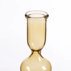 Mica Decorations Bougeoirs Bougeoir En Verre Jaune Clair H23 -Bougeoirs Soldes Magasin bougeoir en verre jaune clair h23 3