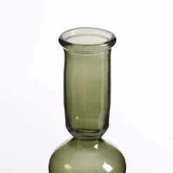 Mica Decorations Bougeoirs Bougeoir En Verre Vert Foncé H23 -Bougeoirs Soldes Magasin bougeoir en verre vert fonce h23 2