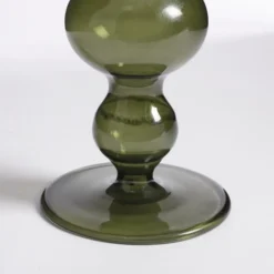 Mica Decorations Bougeoirs Bougeoir En Verre Vert Foncé H23 -Bougeoirs Soldes Magasin bougeoir en verre vert fonce h23 3