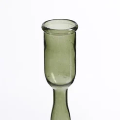 Mica Decorations Bougeoirs Bougeoir En Verre Vert Foncé H33 -Bougeoirs Soldes Magasin bougeoir en verre vert fonce h33 2