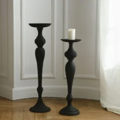 Passage Vernet Bougeoirs Bougeoir Haut En Métal Noir -Bougeoirs Soldes Magasin bougeoir haut en metal noir 2