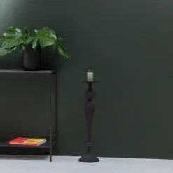 Passage Vernet Bougeoirs Bougeoir Haut XXL Métal Noir -Bougeoirs Soldes Magasin bougeoir haut xxl metal noir 2