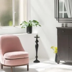 Passage Vernet Bougeoirs Bougeoir Haut XXL Métal Noir -Bougeoirs Soldes Magasin bougeoir haut xxl metal noir 3