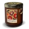 Heart And Home Bougies Bougie à La Cire De Soja Orange Sanguine 30h
