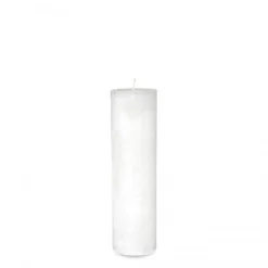 DEKOCANDLE Bougies Bougie Blanche D5,7x20cm