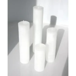 DEKOCANDLE Bougies Bougie Blanche D5,7x25cm -Bougeoirs Soldes Magasin bougie blanche d5 7x25cm 2