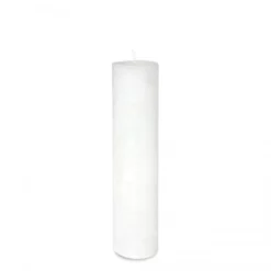 DEKOCANDLE Bougies Bougie Blanche D5,7x25cm