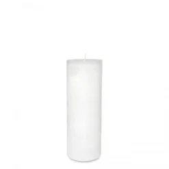 DEKOCANDLE Bougies Bougie Blanche D7x20cm