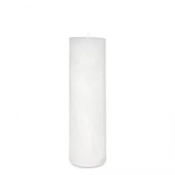DEKOCANDLE Bougies Bougie Blanche D7x25cm