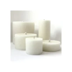 DEKOCANDLE Bougies Bougie Blanche Pour Extérieur D15x32cm -Bougeoirs Soldes Magasin bougie blanche pour exterieur d15x32cm 3
