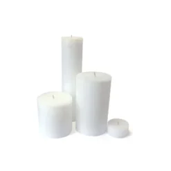DEKOCANDLE Bougies Bougie Blanche Pour Extérieur D15x65cm -Bougeoirs Soldes Magasin bougie blanche pour exterieur d15x65cm 1