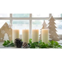 Maisons Du Monde Bougies Bougie Cylindrique Blanche H 15 Cm - Lot De 2 -Bougeoirs Soldes Magasin bougie cylindrique blanche h 15 cm 1000 4 34 115162 5