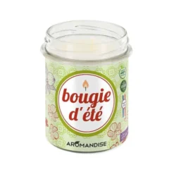 Aromandise Bougies Bougie D'été Citronnelle & Géranium 30h -Bougeoirs Soldes Magasin bougie d ete citronnelle geranium 30h 2