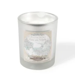 Maisons Du Monde Décorations Lumineuses De Noël Bougie De Noël Parfumée En Verre Imprimé 210g