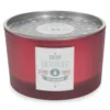 Maisons Du Monde Décorations à Poser De Noël Bougie De Noël Parfumée En Verre Rouge Imprimé -Bougeoirs Soldes Magasin bougie de noel parfumee en verre rouge imprime 1000 7 10 153432 1