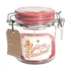 Maisons Du Monde Décorations à Poser De Noël Bougie De Noël Parfumée Rouge Bocal En Verre -Bougeoirs Soldes Magasin bougie de noel parfumee rouge bocal en verre 1000 5 32 162474 1