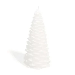 Maisons Du Monde Décorations Lumineuses De Noël Bougie De Noël Sapin Blanche