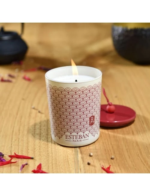 Esteban Bougies Bougie Déco Parfumée Rechargeable Esprit De Thé 4 Esteban Bougies Bougie Déco Parfumée Rechargeable Esprit De Thé – Image 2