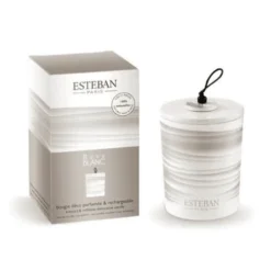 Esteban Bougies Bougie Déco Parfumée Rechargeable Rêve Blanc