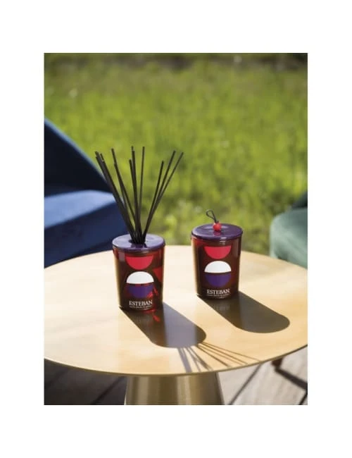 Esteban Bougies Bougie Décorative Parfumée Et Rechargeable 170g Rouge Cassis 4 Esteban Bougies Bougie Décorative Parfumée Et Rechargeable 170g Rouge Cassis – Image 2