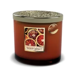 Heart And Home Bougies Bougie Deux Mèches Orange Sanguine