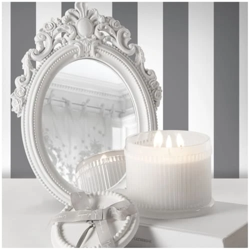 Mathilde M Bougies Bougie Élégante 340 G - Fleur De Coton 6 Mathilde M Bougies Bougie Élégante 340 G - Fleur De Coton – Image 4